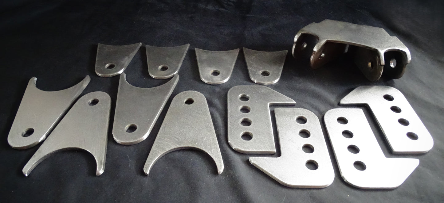 Triangulated 4Link bracket set